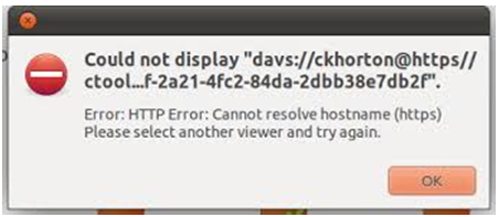 Cannot Resolve Hostname
